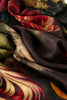 Powder Mid-Length Kimono - Opulent Florals, Chocolate