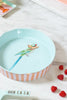 Yvonne Ellen Parakeet Large Round Dish/Roaster