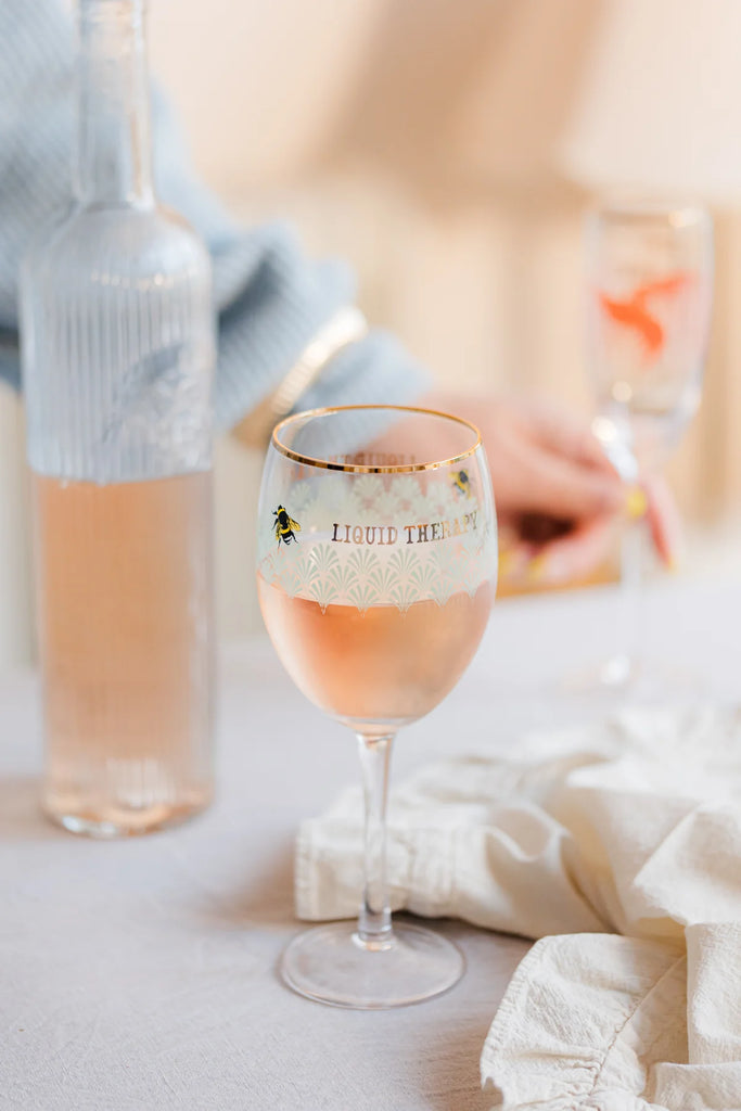 Yvonne Ellen Bee Wine Glass