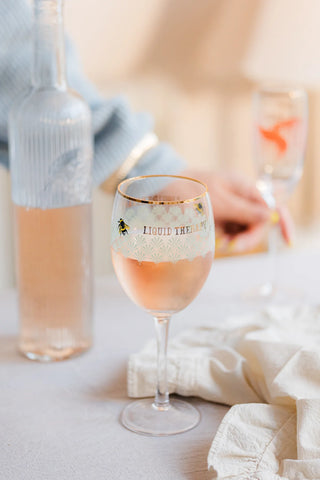 Yvonne Ellen Bee Wine Glass