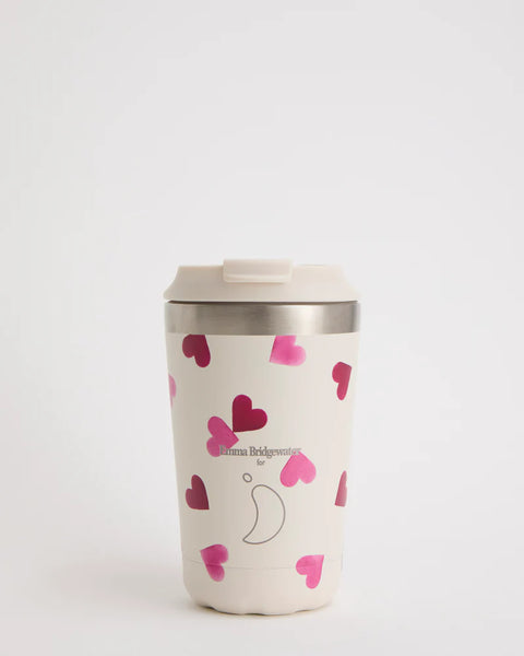 Chilly's X Emma Bridgewater Pink Hearts Coffee Cup