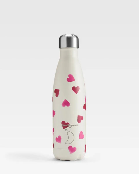 Chilly's X Emma Bridgewater Pink Hearts Bottle