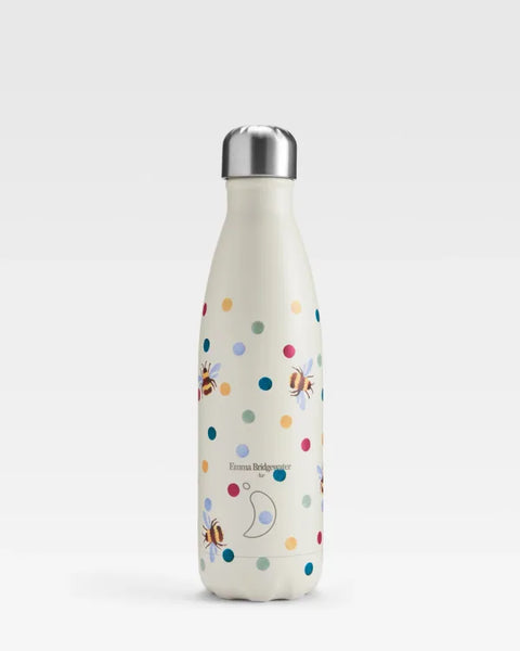 Chilly's X Emma Bridgewater Polka Dot And Bees Bottle