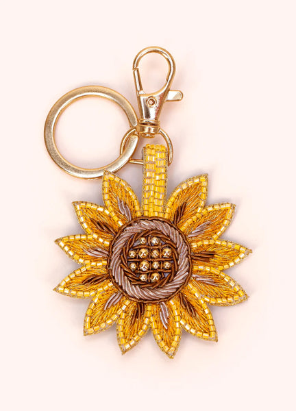 Powder Summer Sunflower Keyring
