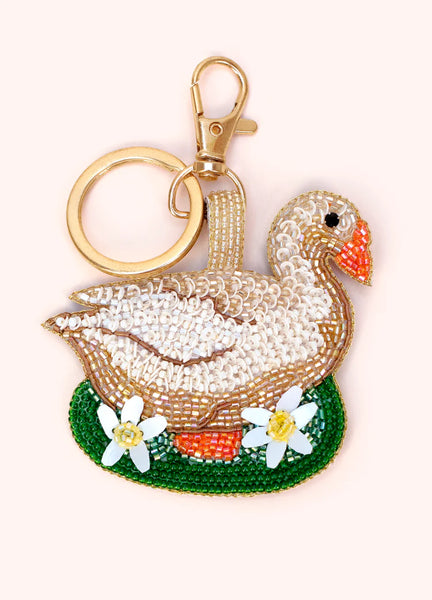 Powder Garden Goose Keyring