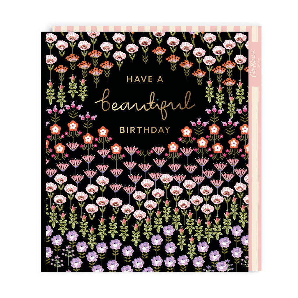 Cath Kidston Dark Ditsy Large Birthday Card Card