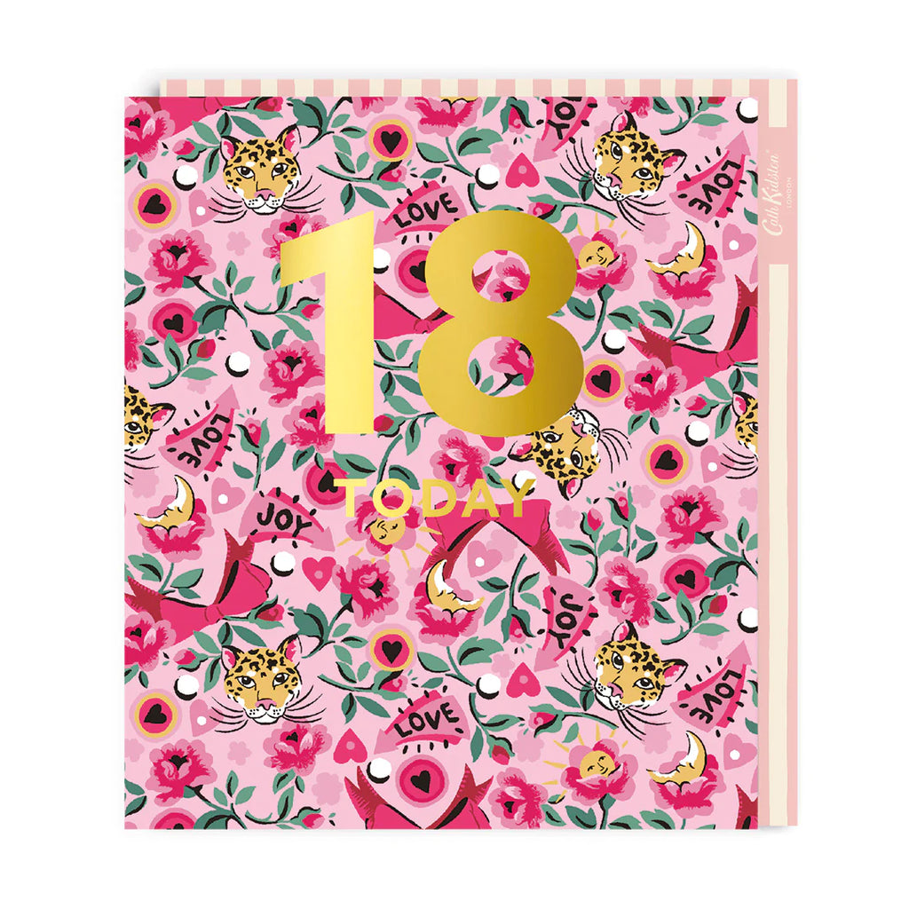 Cath Kidston Large 18th Birthday Greeting Card