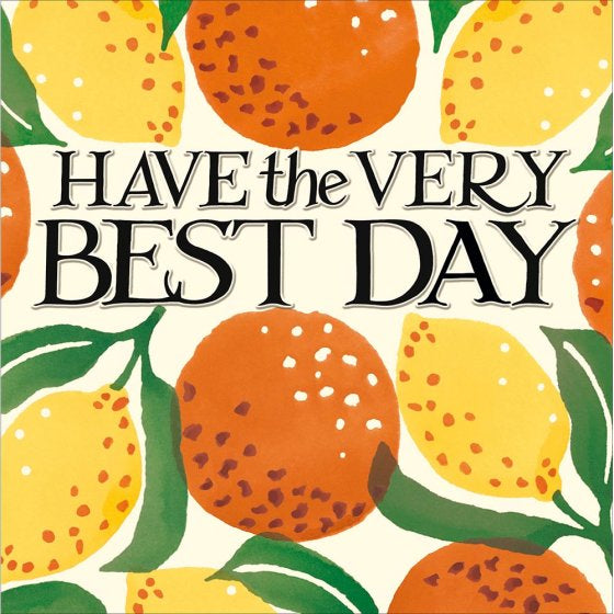 Emma Bridgewater Oranges & Lemons Best Day Card