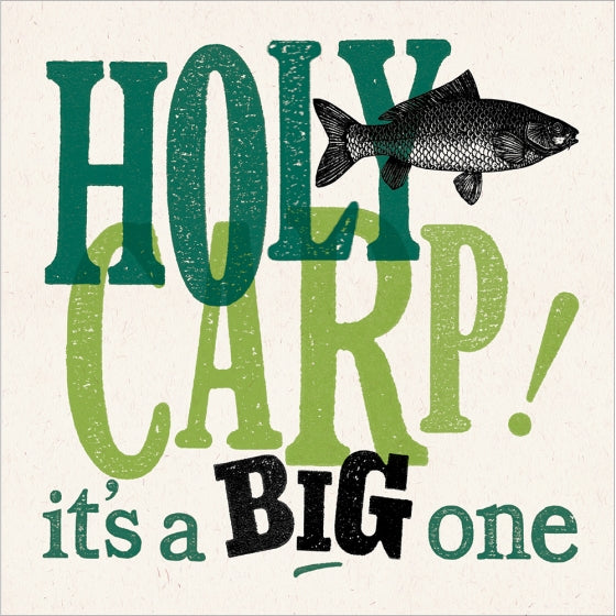 Potting Shed Press Holy Carp! Card