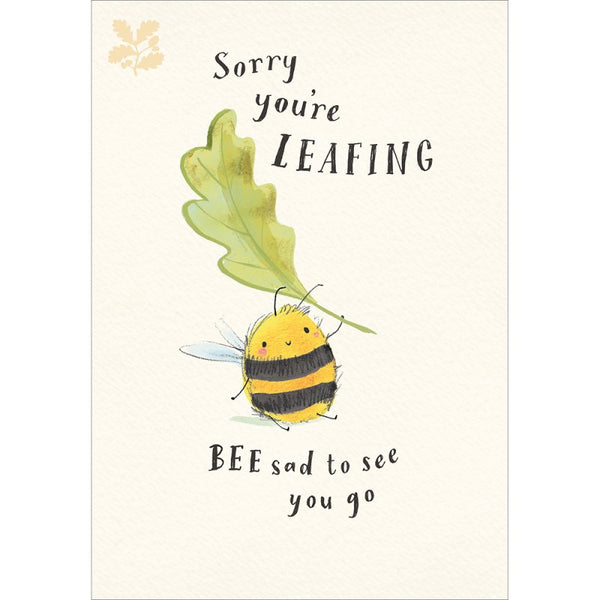 National Trust Sorry You're Leafing Card