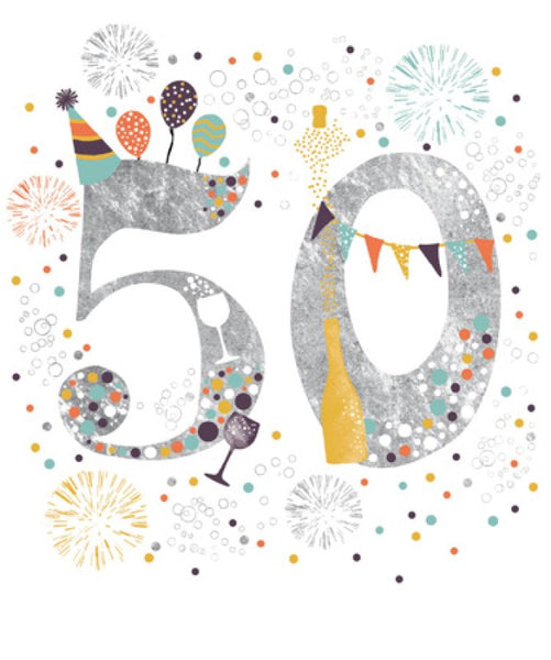 50th Birthday Card