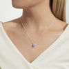 Joma Jewellery Affirmation Crystal A Little 'Mindfulness 'Blue Agate Necklace