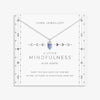 Joma Jewellery Affirmation Crystal A Little 'Mindfulness 'Blue Agate Necklace