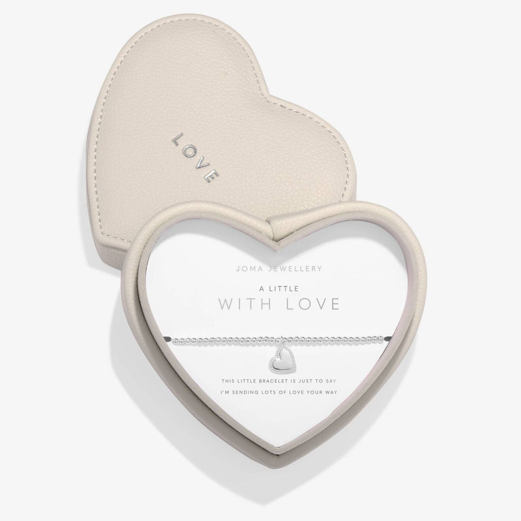Joma Jewellery A Little Heart Jewellery Box 'With Love' Bracelet