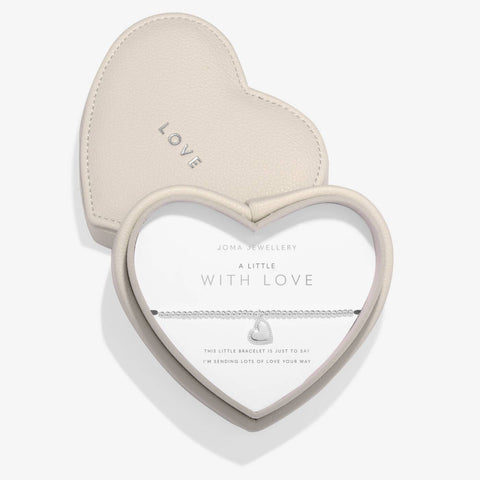 Joma Jewellery A Little Heart Jewellery Box 'With Love' Bracelet