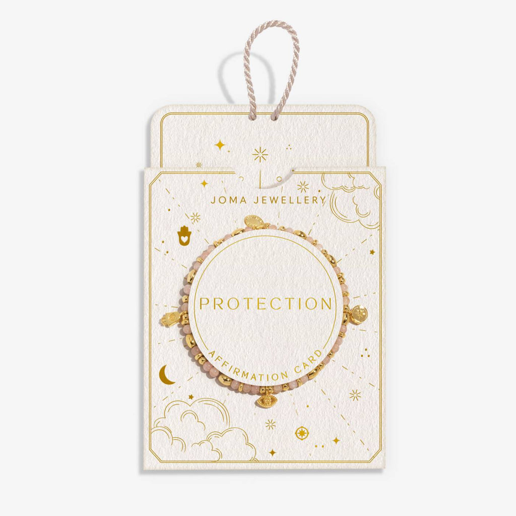 Joma Jewellery Affirmation Card 'Protection' Bracelet
