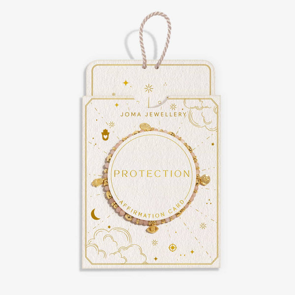 Joma Jewellery Affirmation Card 'Protection' Bracelet