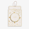 Joma Jewellery Affirmation Card 'Luck' Bracelet
