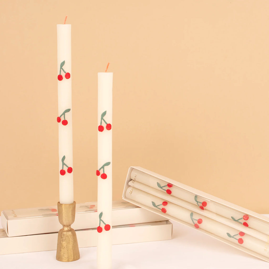 Meri Meri Cherry Table Candles
