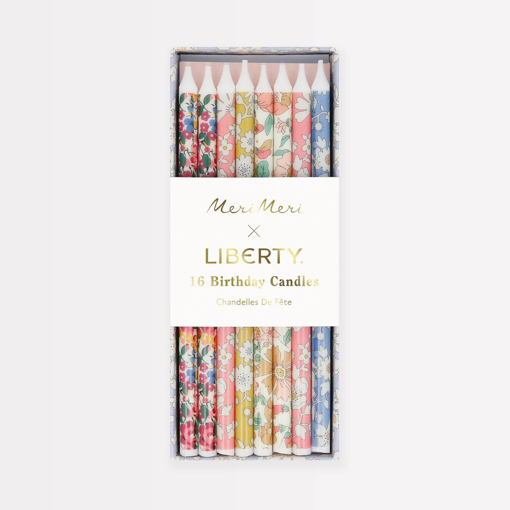 Meri Meri X Liberty Mixed Print Party Candles