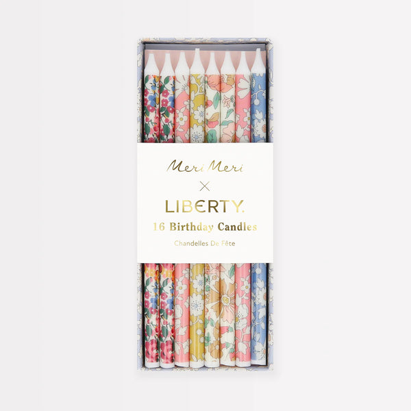Meri Meri X Liberty Mixed Print Party Candles