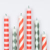 Meri Meri Festive Pattern Table Candles