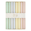 Meri Meri Pastel Striped Table Candles