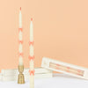 Meri Meri Pink Bow Taper Candles