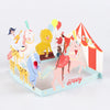 Meri Meri Circus Animal Parade Concertina Birthday Card