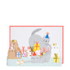 Meri Meri Cat Party Birthday Concertina Card