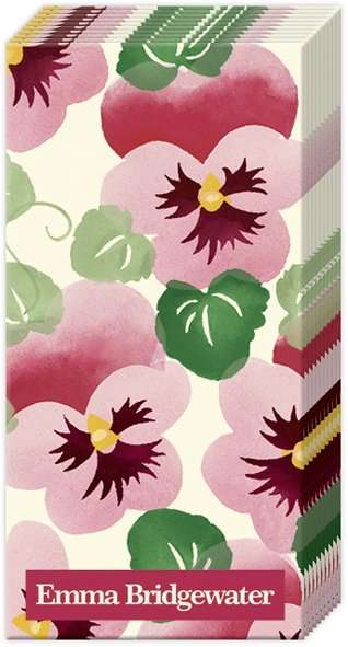 Emma Bridgewater Pink Pansy Pocket Tissues