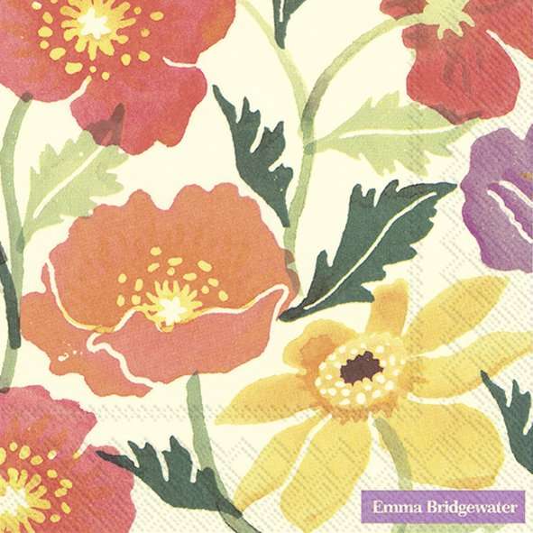 Emma Bridgewater Cosmos And Poppies Lunch Napkins