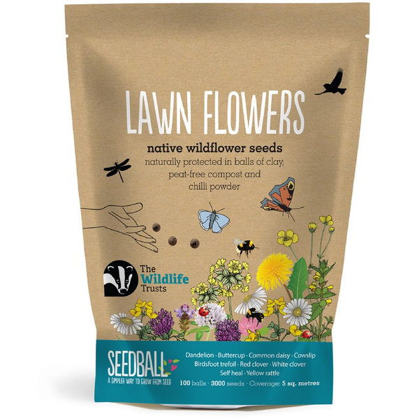 Seedball Lawn Flowers Grab Bag
