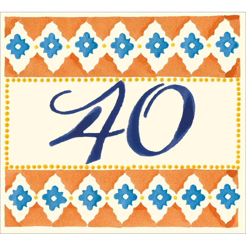 Emma Bridgewater 40th Birthday Card