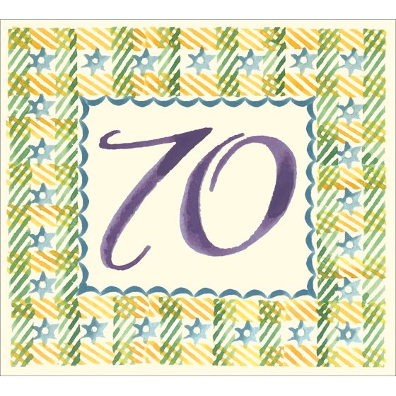 Emma Bridgewater 70th Birthday Card