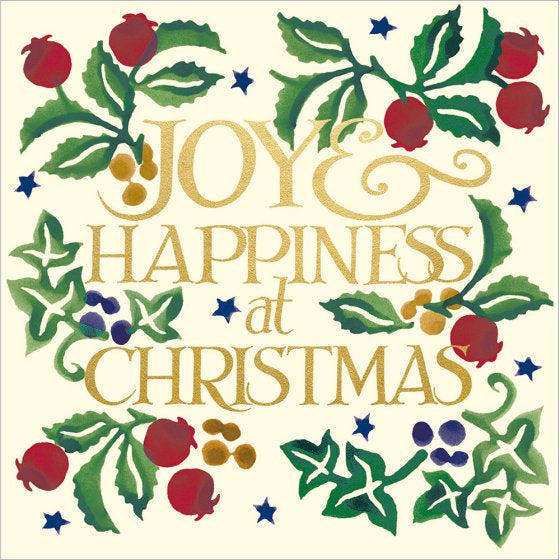 Emma Bridgewater Joy & Happiness Box Of 8 Luxury Cards