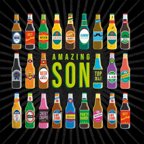 Amazing Son Birthday Card