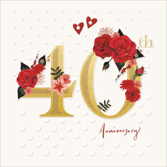Espoir Ruby Anniversary Card
