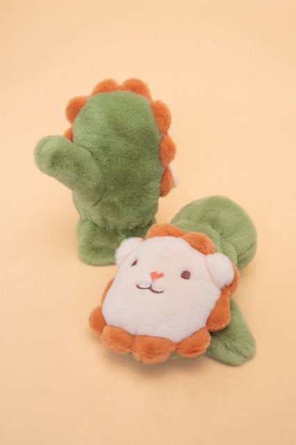 Powder Kids Fluffy Lion Mittens - Fern