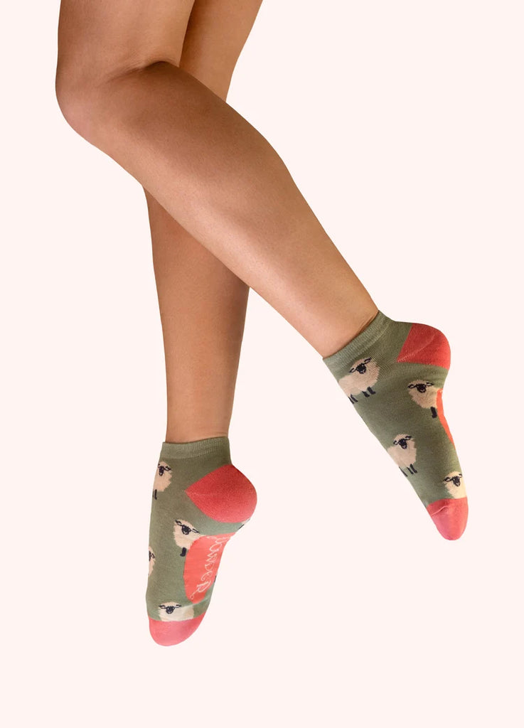 Powder Trainer Socks - Sheep