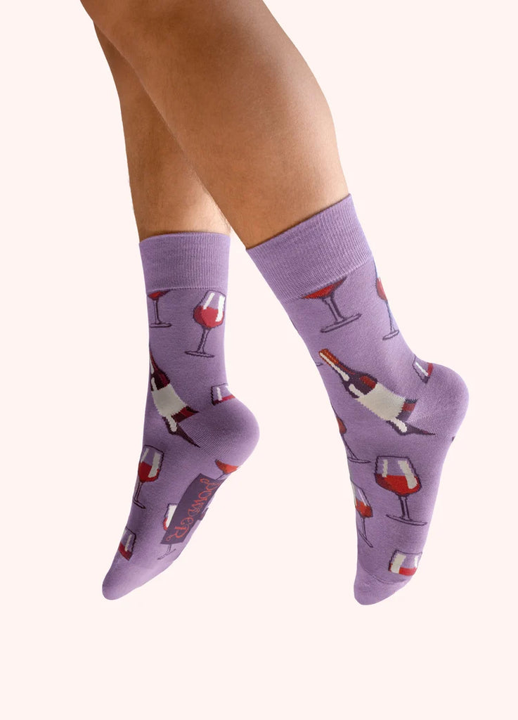 Powder Men's Red Wine Socks