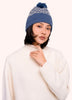 Powder Agatha Pompom Hat - Denim Mix