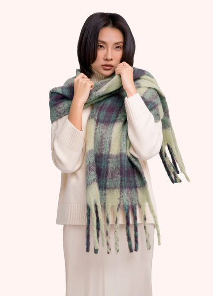 Powder Flora Cosy Scarf - Damson Mix