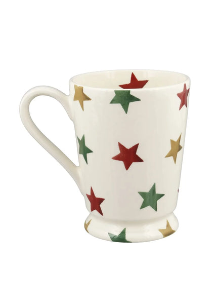 Emma Bridgewater Red, Green & Gold Stars Cocoa Mug