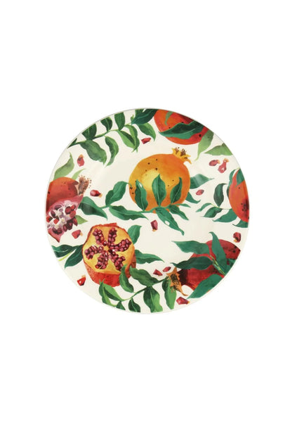 Emma Bridgewater Festive Pimegranate Dinner Plate, 8.5 Inch