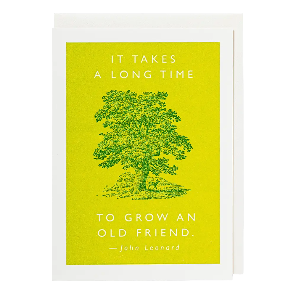 Archivist To Grow An Old Friend Card