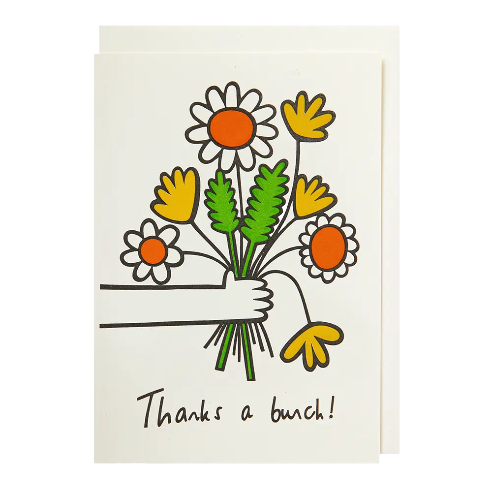 Archivist Thanks A Bunch Notelet