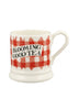 Emma Bridgewater Red Gingham Blooming Good Tea 1/2 Pint Mug