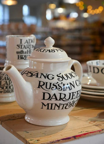 Emma Bridgewater Black Toast 4 Mug Teapot