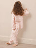 Their Nibs Kids Pink Multi Stripe Gauze Traditional Pyjama Set